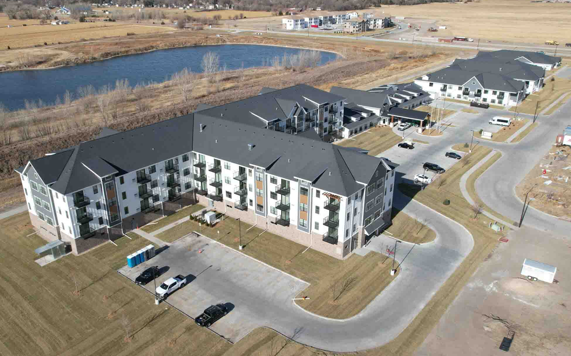 Tabitha at Prairie Commons — doors, frames and hardware supplied by Midwest Door & Hardware